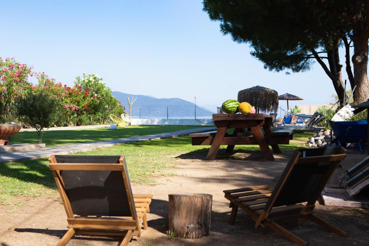 Pampas Seafront Villa, 6 Bedrooms, North Evvoia Kanatadhika Exterior photo