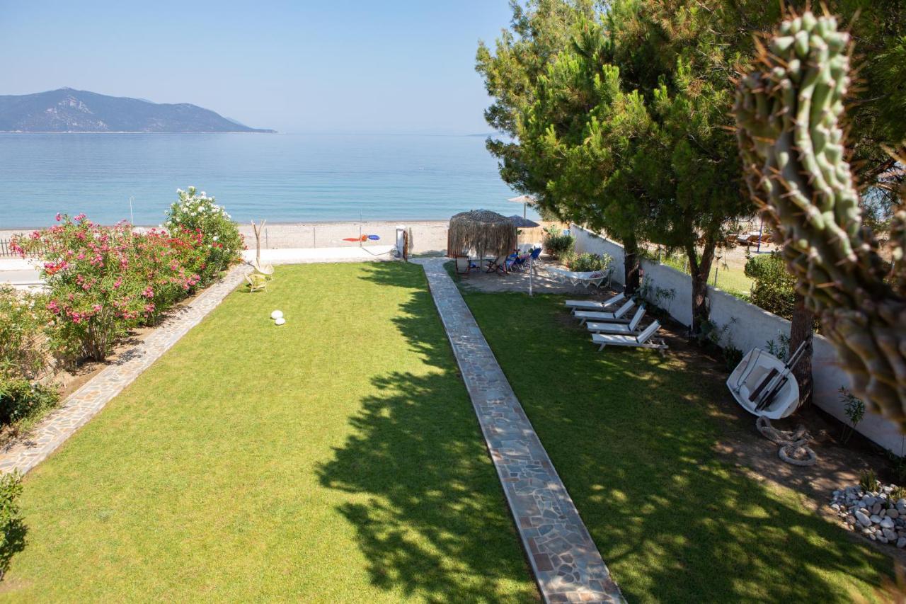 Pampas Seafront Villa, 6 Bedrooms, North Evvoia Kanatadhika Exterior photo