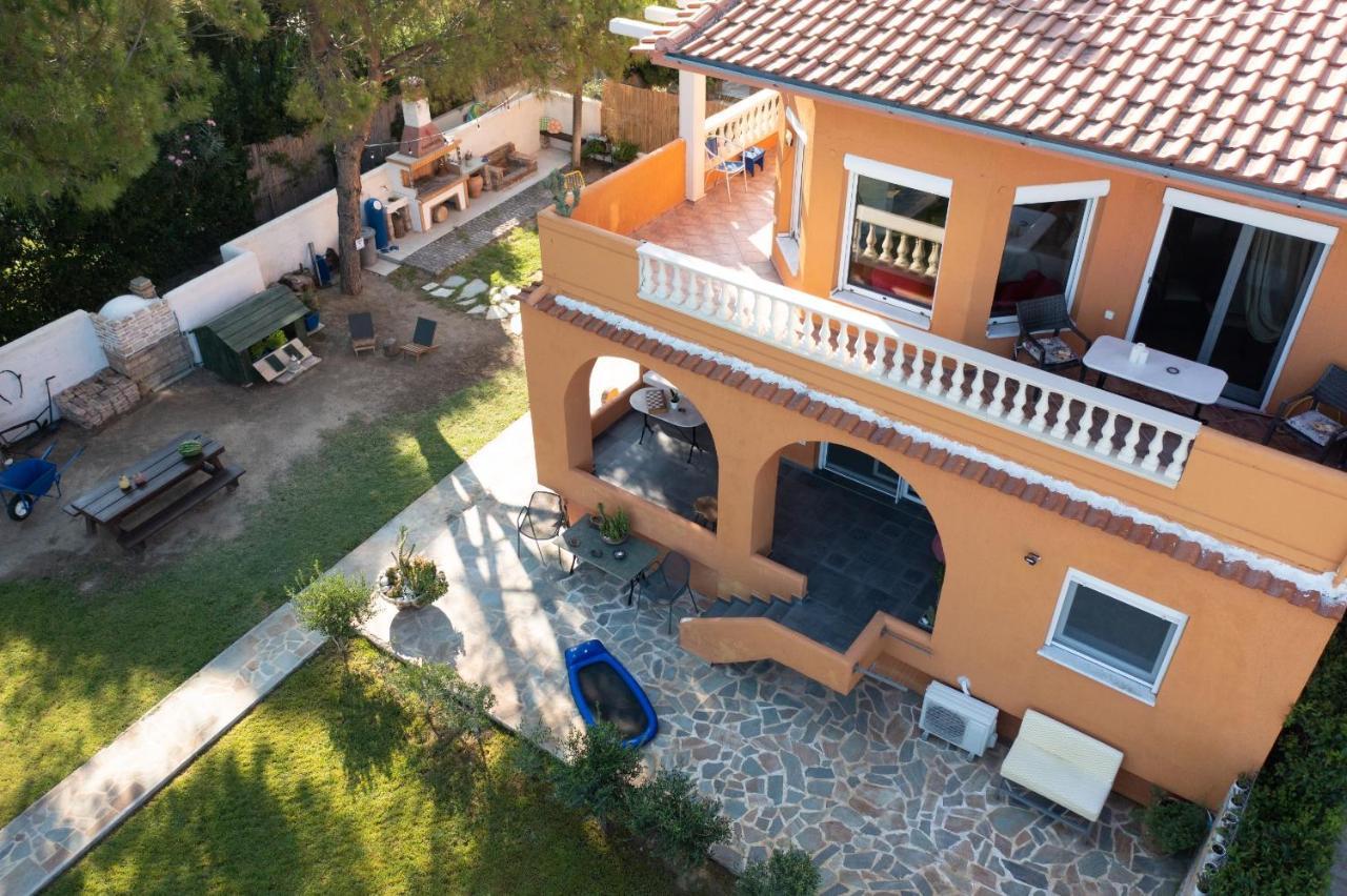 Pampas Seafront Villa, 6 Bedrooms, North Evvoia Kanatadhika Exterior photo