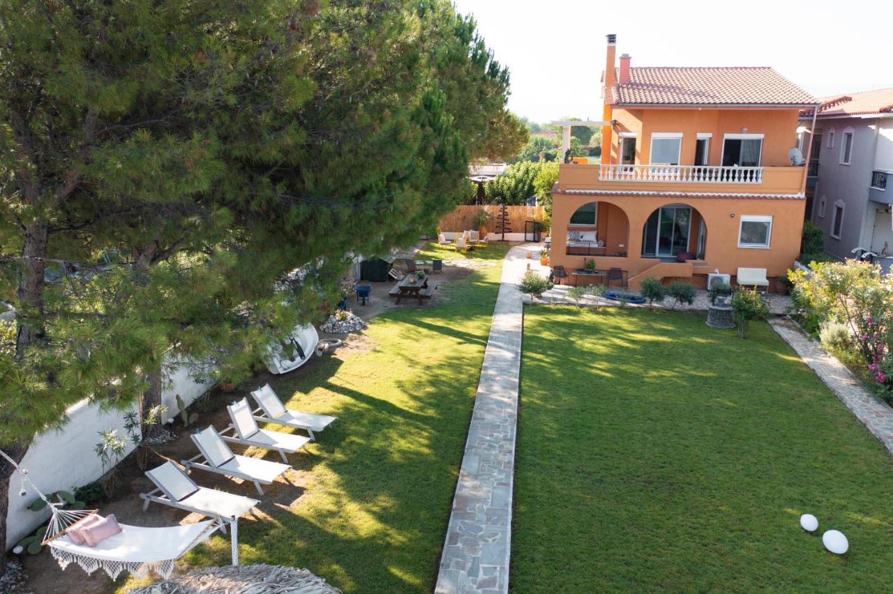 Pampas Seafront Villa, 6 Bedrooms, North Evvoia Kanatadhika Exterior photo